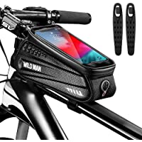 CHYBFU Bolsa de Movil Bicicleta Manillar- Soporte Impermeable Accesorios Bicletas Porta Bike Montaña Frame Bag- Táctil…